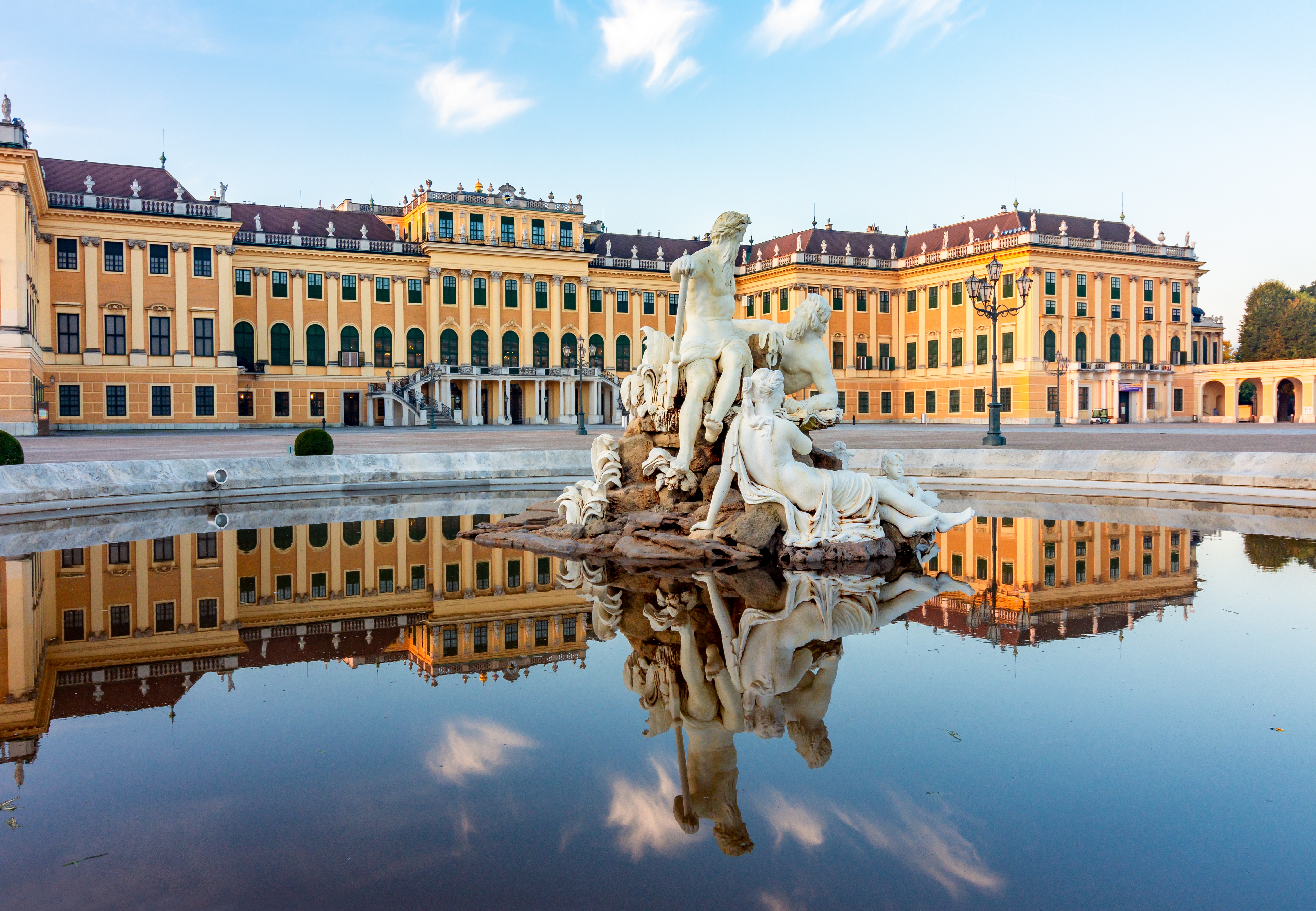 Schonbrunn palace in Vienna, Austria